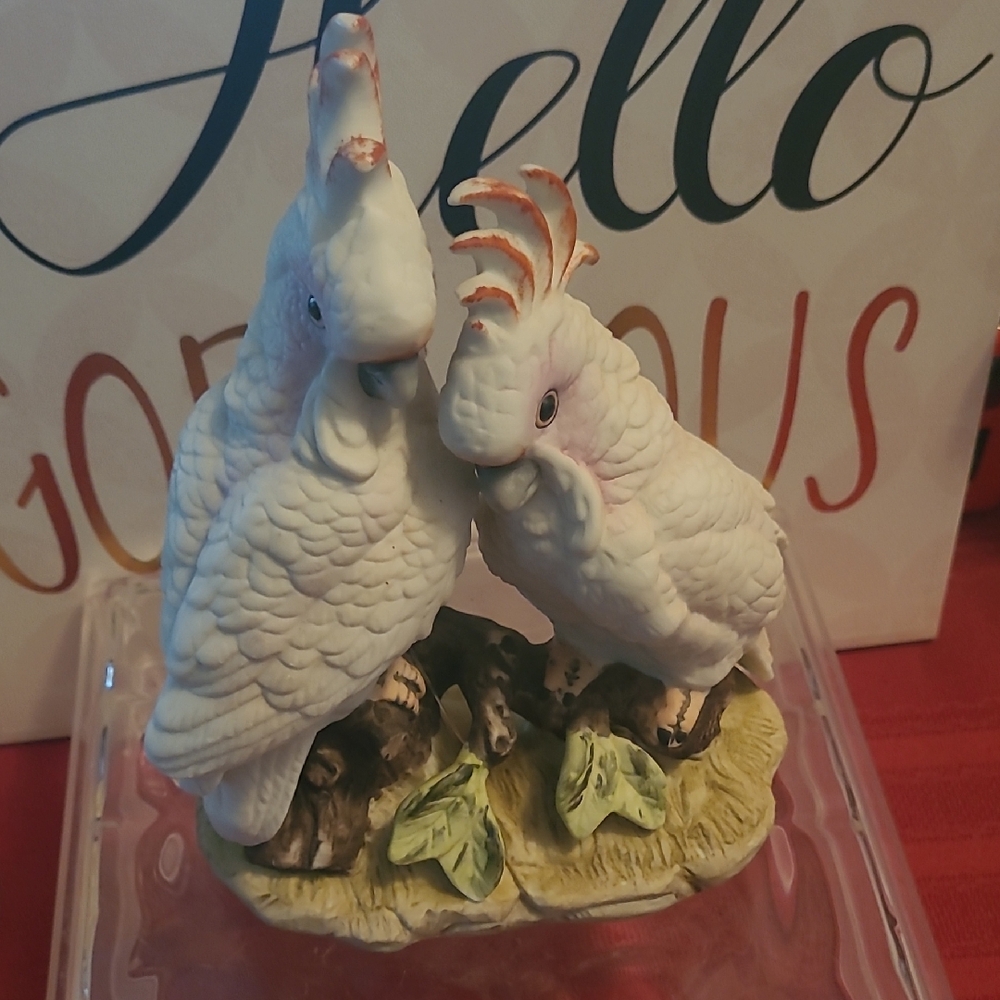 Andrea Sadek Vintage Pink Cockatoos Love
